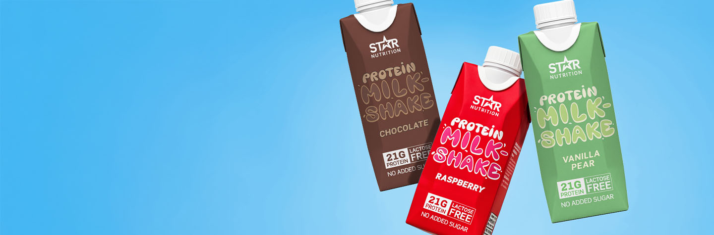 Star Nutrition Protein Milkshake -10%. Tilbudet gjelder til og med den 31. oktober.
